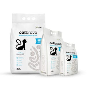 Catbravo Marseille Soap Scented White Bentonite Clumping Cat Litter